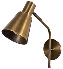 Nástenná lampa Sivani III mosadz