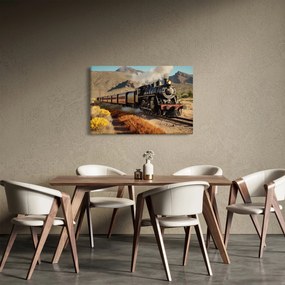 Obraz - Parná lokomotíva (90x60 cm)