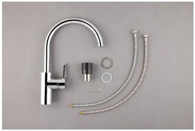 Livarno home Kuchynská batéria (okrúhly tvar, chróm)  (100387686)