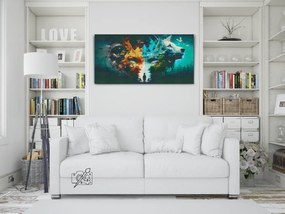 Gario Diamantové maľovanie Ríša snov Rozmery: 40 x 80 cm, Rámovanie: Iba zrolované plátno, Diamanty: Okrúhle