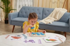 Viga Drevená porovnávacia hra - more