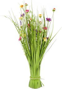 Väzba umelých lúčnych kvetín 70 cm, viacfarebná