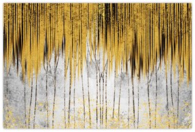 Obraz - Zlaté čiary (90x60 cm)