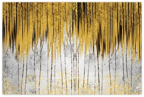 Obraz - Zlaté čiary (90x60 cm)