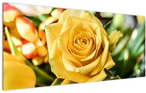Obraz ruže (120x50 cm)