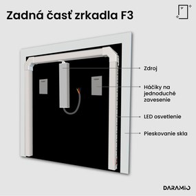 Zrkadlo s LED osvetlením F3