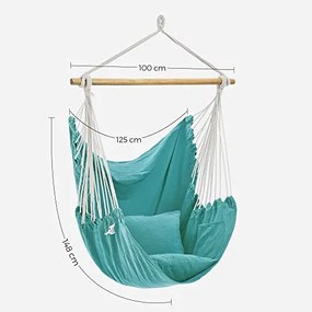 Závesné kreslo s vankúšmi GDC187Q02