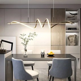 Toolight Toolight, LED stropné svietidlo 120cm, 50W, 3000K, LHJ023-CP, čierna matná, OSW-50011