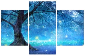 Obraz - Mystický les (90x60 cm)
