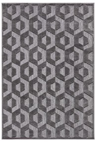 Antracitovosivý koberec 160x235 cm Iconic Hexa – Hanse Home