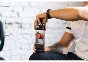 Čierna sklenená fľaša 350 ml Fuori – Vialli Design