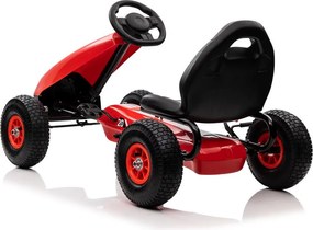 LEAN CARS Pedálová motokára G208 červená