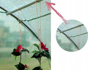 Záhradný fóliovník 12x5x2 m GARDEN LINE TUN5115