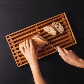 Doska na krájanie chleba Teak 43 x 22,8 x 3,5 cm - GAYA Wooden (593732)