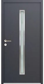 Vchodové dvere vedľajšie Steel Standart 01 1000 x 2000 mm ľavé antracit