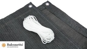 Bestent Balkónová zástena 1x5m 90% Balcone Dark Grey