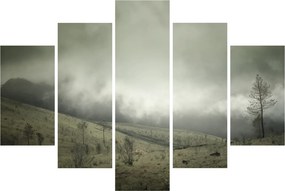 Obraz krajiny pred búrku (150x105 cm)