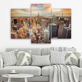 Gario Obraz na plátne Manhattan USA - 3 dielny Rozmery: 60 x 40 cm