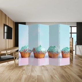 Paraván - Cupcakes (210x170 cm)