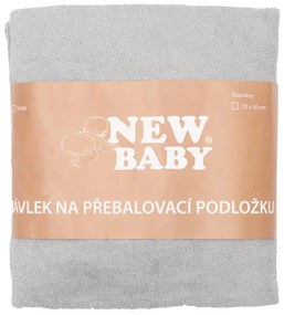 Návlek na prebaľovaciu podložku New Baby 50x70 sivý