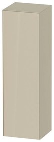 DURAVIT White Tulip závesná polovysoká skrinka, 1 dvierka, pánty vľavo, 400 x 360 x 1320 mm, taupe vysoký lesk, WT1332LH3H3