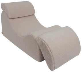 MeowBaby® Detské dizajnové kreslo Bearly Light Grey