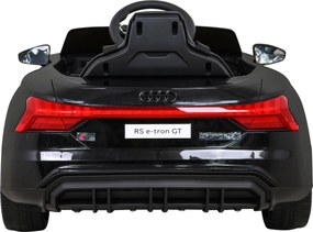 Ramiz Elektrické autíčko Audi RS E-Tron GT pre deti čierne + diaľkové ovládanie + pohon 4x4 + rádio MP3 + LED + EVA