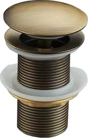 Mexen zátka klik-klak okrúhla, starožitný bronz - 79910-30