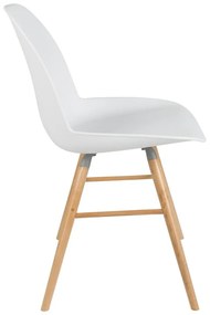 Biele jedálenské stoličky v súprave 2 ks Albert – Zuiver