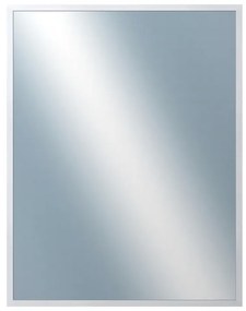 DANTIK - Zrkadlo v rámu, rozmer s rámom 70x90 cm z lišty KASETTE biela (2755)