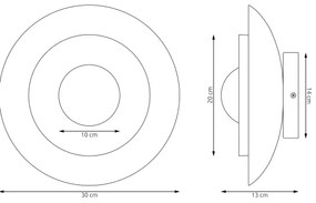 Nástenné svietidlo POPPI 1xG9/8W/230V čierne