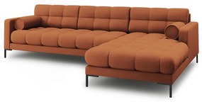 Rohová pohovka v tehlovej farbe (pravý roh) Bali – Cosmopolitan Design