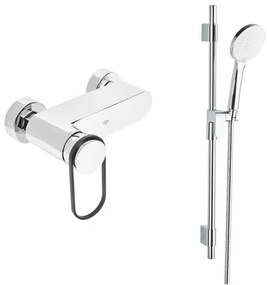 Sprchová batéria SAT Fusion so sprchovacím setom 150 mm chróm SATBSFU268KPCSET