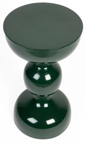 Kovový okrúhly odkladací stolík ø 31 cm Lars – White Label