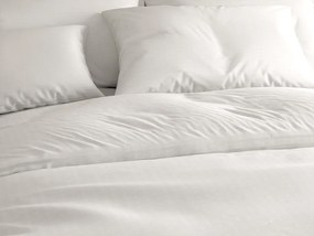 Bavlnené obliečky s krepovou úpravou LUXERA biele hotelová kapsa II. akosť Rozmer obliečky: 70 x 90 cm | 140 x 200 cm