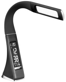 Brilagi - LED Stmievateľná stolná lampa s displejom PELLE LED/7W/230V čierna