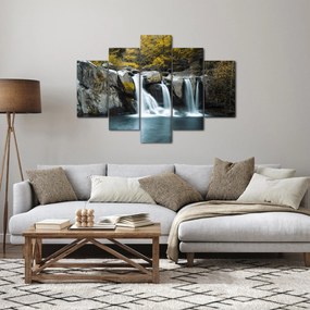 Obraz - Vodopády, Lushan, Čína (150x105 cm)