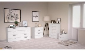 Biely nočný stolík Pepe - Tvilum