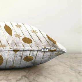 Vianočná žinylková obliečka na vankúš Minimalist Cushion Covers Christmas Ornaments, 55 x 55 cm