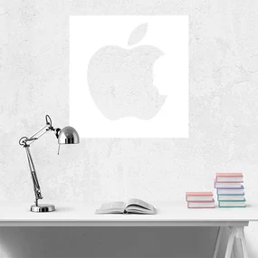 Sablio Samolepka na stenu: Apple - 120x120 cm