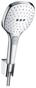 Hansgrohe Raindance Select E, sprchový set 120 3jet s hadicou 1600 mm, biela/chrómová, HAN-26720400