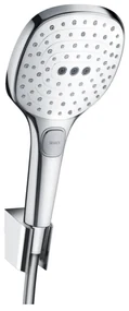 Hansgrohe Raindance Select E, sprchový set 120 3jet s hadicou 1600 mm, biela/chrómová, HAN-26720400