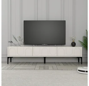 TV stolík/skrinka Bipemu 3 (krémová + čierna) . Vlastná spoľahlivá doprava až k Vám domov. 1095678