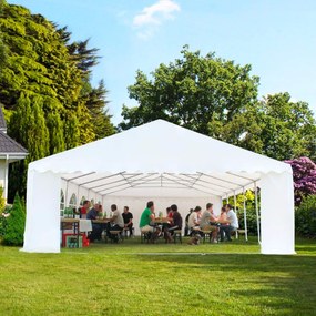Hawaj Párty stan Ohňovzdorný Premium 8 x 12 m, biela