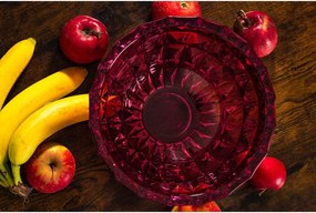 KRIŠTÁĽOVÁ MISKA BOHEMIA DIAMOND PINK 280 MM