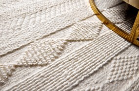 Diamond Carpets koberce Ručne viazaný kusový koberec Winter DESP P88 Mohair White - 240x300 cm