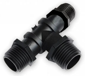 Bradas Záhradný T-kus 3 x 3/4" vonkajší závit