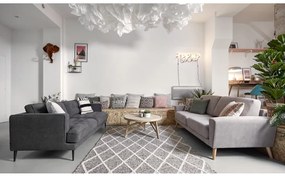 Konferenčný stolík z dreva mindi Kave Home Thais, ø 80 cm