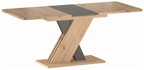 Jedálenský stôl Signal EXEL, dub wotan-antracyt