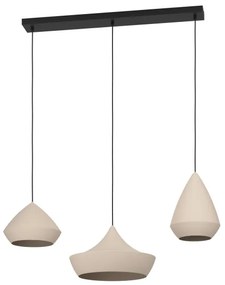 Eglo 390269 - Luster na lanku TORREMOLINOS 3xE27/28W/230V béžová